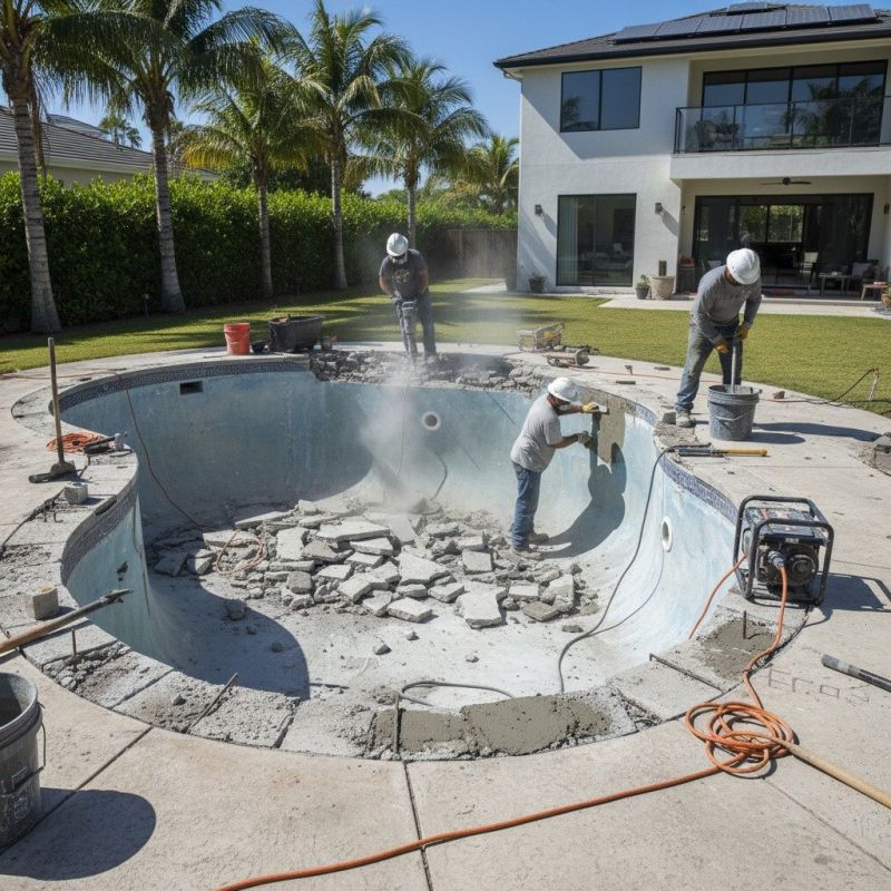 Pool Slab Repair