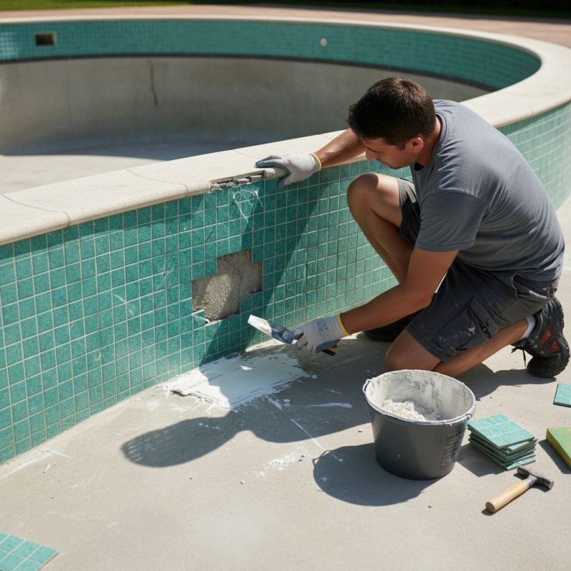 Swimming Pool Slab Repair